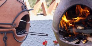 Chiminea Grill Fire Pit