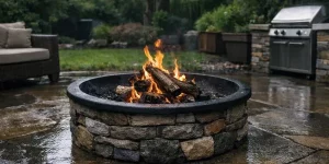 How To Light A Fire Pit After Rain